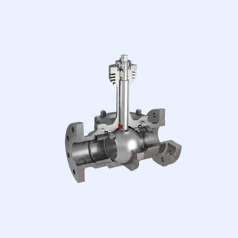 Cryogenic top-entry ball valves